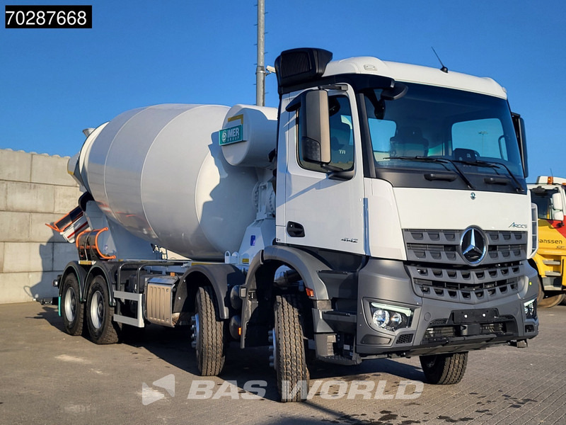 Mercedes-Benz Arocs 4142 8X4 New! 12m3 IMER Mixer Steelsuspension Automatic Big-Axle Euro 6 - משאית מערבלת בטון: תמונה 3 Mercedes-Benz Arocs 4142 8X4 New! 12m3 IMER Mixer Steelsuspension Automatic Big-Axle Euro 6 - משאית מערבלת בטון: תמונה 3