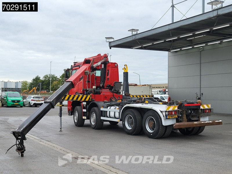 Mercedes-Benz Arocs 4145 8X4 NL-Truck HMF RCL 5300 Crane Hyva 26-51-S Hooklift Steelsuspension Big-Axle Automatic Euro 6 - משאית הרמת וו, משאית מנוף: תמונה 3 Mercedes-Benz Arocs 4145 8X4 NL-Truck HMF RCL 5300 Crane Hyva 26-51-S Hooklift Steelsuspension Big-Axle Automatic Euro 6 - משאית הרמת וו, משאית מנוף: תמונה 3
