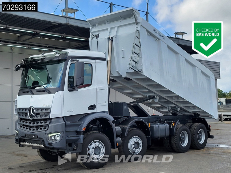 Mercedes-Benz Arocs 4245 8X4 New! 22m3 Meiller Kipper Big-Axle Steelsuspension Manual Euro 3 - מזהיר: תמונה 1 Mercedes-Benz Arocs 4245 8X4 New! 22m3 Meiller Kipper Big-Axle Steelsuspension Manual Euro 3 - מזהיר: תמונה 1