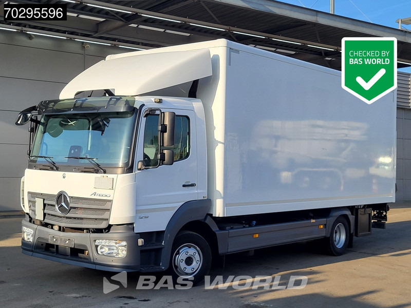 Mercedes-Benz Atego 1218 4X2 12tonner 1500kg Ladebordwand Automatic Euro 6 - משאית תיבה: תמונה 1 Mercedes-Benz Atego 1218 4X2 12tonner 1500kg Ladebordwand Automatic Euro 6 - משאית תיבה: תמונה 1