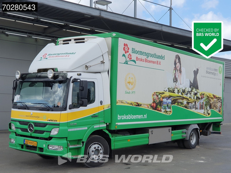 Mercedes-Benz Atego 1218 Atego 4X2 12t NL-Truck Mitsubishi TDJ430D cooler 1500kg Ladebordwand Euro 5 - משאית קירור: תמונה 1 Mercedes-Benz Atego 1218 Atego 4X2 12t NL-Truck Mitsubishi TDJ430D cooler 1500kg Ladebordwand Euro 5 - משאית קירור: תמונה 1