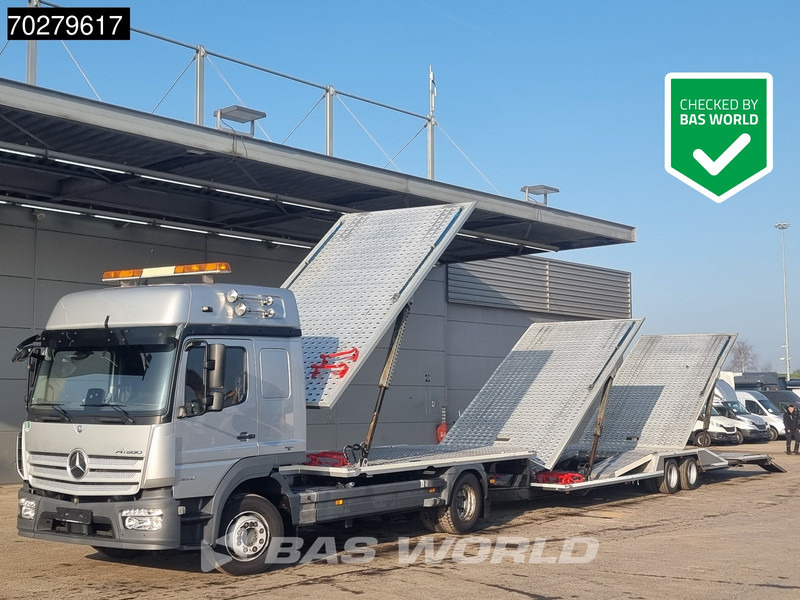 Mercedes-Benz Atego 1230 4X2 Kuvvetli car transporter 6 spots Hydrl. Winch Automatic Euro 6 - משאית הובלה אוטומטית: תמונה 1 Mercedes-Benz Atego 1230 4X2 Kuvvetli car transporter 6 spots Hydrl. Winch Automatic Euro 6 - משאית הובלה אוטומטית: תמונה 1