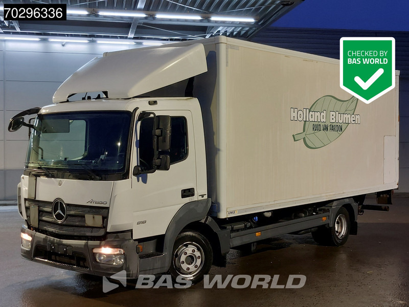 Mercedes-Benz Atego 818 4X2 8tonner Automatic 1000kg Ladebordwand Airco Cruise control Euro 6 - משאית תיבה: תמונה 1 Mercedes-Benz Atego 818 4X2 8tonner Automatic 1000kg Ladebordwand Airco Cruise control Euro 6 - משאית תיבה: תמונה 1