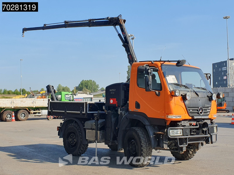 Mercedes-Benz U20 4X4 Hiab 022D-3 HIDUO Kran Crane Hydraulic Euro 5 - משאית צד נופל/ שטוחה, משאית מנוף: תמונה 3 Mercedes-Benz U20 4X4 Hiab 022D-3 HIDUO Kran Crane Hydraulic Euro 5 - משאית צד נופל/ שטוחה, משאית מנוף: תמונה 3