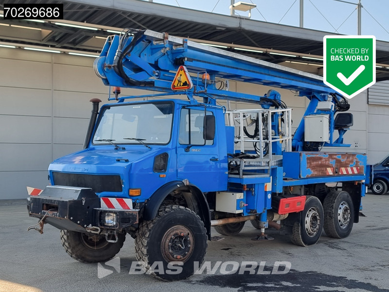 Mercedes-Benz Unimog 6X6 Unimog Engin EGI TP 226 hubarbeitsbühne Manual Euro 2 - משאית מנוף: תמונה 1 Mercedes-Benz Unimog 6X6 Unimog Engin EGI TP 226 hubarbeitsbühne Manual Euro 2 - משאית מנוף: תמונה 1
