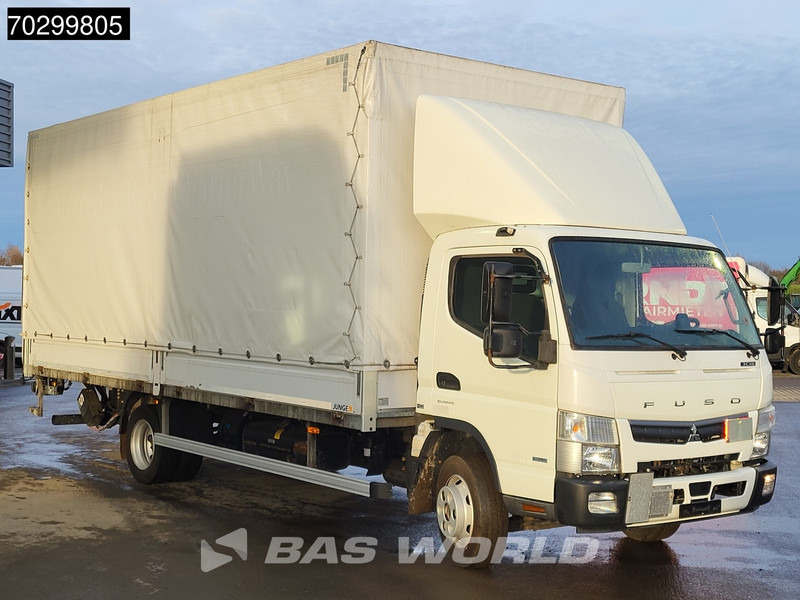 Mitsubishi Fuso 7C 18 4X2 Steelsuspension 1000kg Ladebordwand Automatic Euro 6 - משאית וילונות צד: תמונה 3 Mitsubishi Fuso 7C 18 4X2 Steelsuspension 1000kg Ladebordwand Automatic Euro 6 - משאית וילונות צד: תמונה 3