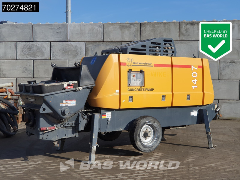 Putzmeister BSA 1407 D5 CONCRETE PUMP - ציוד בטון: תמונה 1 Putzmeister BSA 1407 D5 CONCRETE PUMP - ציוד בטון: תמונה 1