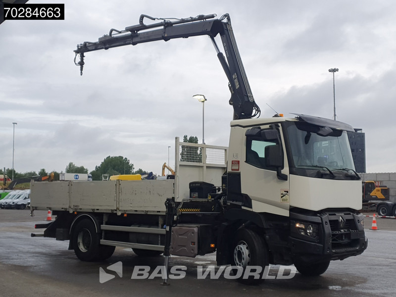 Renault C 380 4X2 HIAB 122 B-3 HIDUO Kran Crane Steelsuspension Big-Axle Euro 6 - משאית צד נופל/ שטוחה, משאית מנוף: תמונה 3 Renault C 380 4X2 HIAB 122 B-3 HIDUO Kran Crane Steelsuspension Big-Axle Euro 6 - משאית צד נופל/ שטוחה, משאית מנוף: תמונה 3
