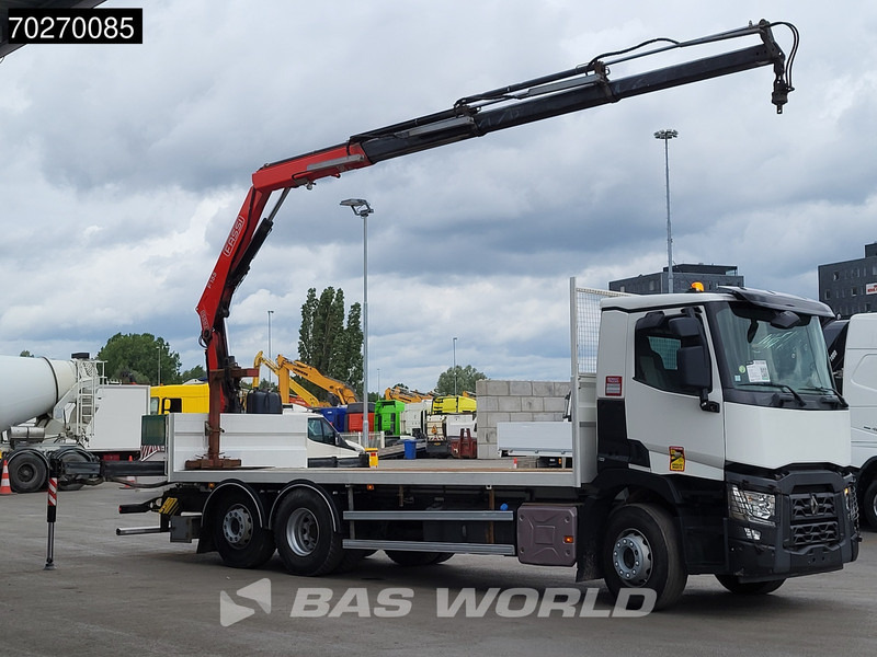 Renault C 380 6X2 Fassi F155A.0.23 E-ACTIVE Remote Control Euro 6 - משאית צד נופל/ שטוחה, משאית מנוף: תמונה 3 Renault C 380 6X2 Fassi F155A.0.23 E-ACTIVE Remote Control Euro 6 - משאית צד נופל/ שטוחה, משאית מנוף: תמונה 3