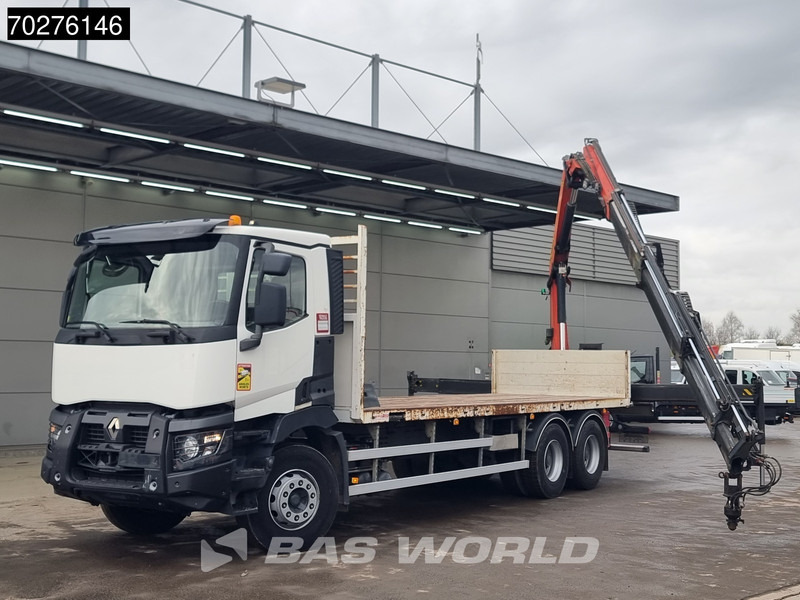 Renault C 380 6X4 Palfinger PK18002-EH C Remote Retarder Euro 6 - משאית צד נופל/ שטוחה, משאית מנוף: תמונה 5 Renault C 380 6X4 Palfinger PK18002-EH C Remote Retarder Euro 6 - משאית צד נופל/ שטוחה, משאית מנוף: תמונה 5