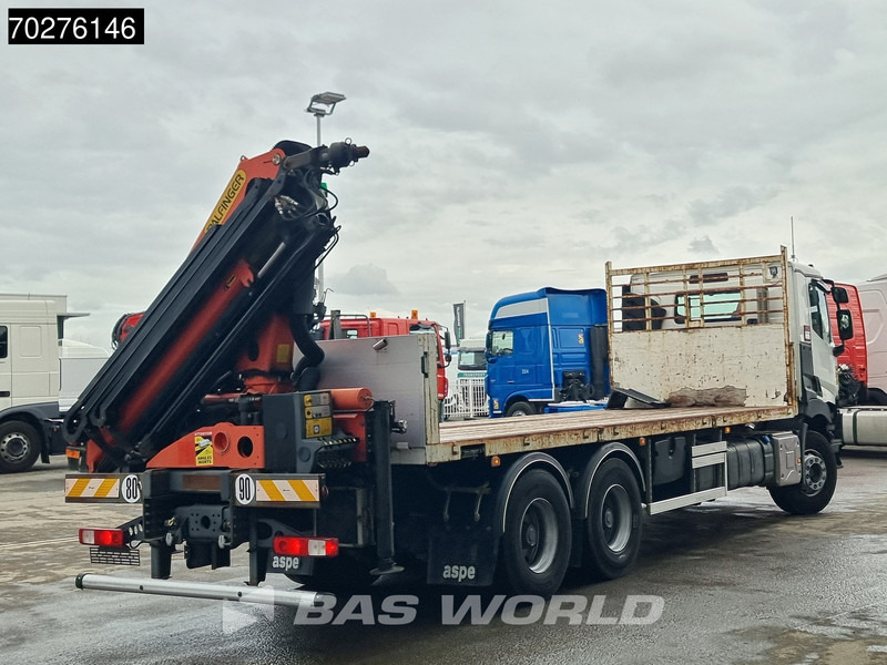 משאית צד נופל/ שטוחה, משאית מנוף Renault C 380 6X4 Palfinger PK18002-EH C Remote Retarder Euro 6: תמונה 17
