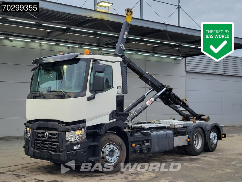 Renault C 460 6X2 20 tons Hyva 20-57-S containersystem Lift+steering Axle Automatic LED - משאית הרמת וו: תמונה 1 Renault C 460 6X2 20 tons Hyva 20-57-S containersystem Lift+steering Axle Automatic LED - משאית הרמת וו: תמונה 1