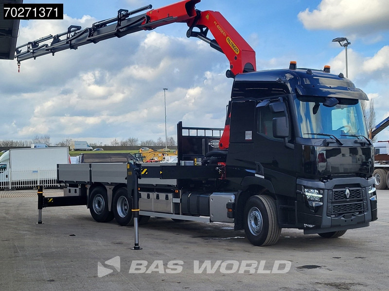 Renault C 480 6X2 NEW! Palfinger PK41002 EH Crane Kran ACC Euro 6 - משאית צד נופל/ שטוחה, משאית מנוף: תמונה 3 Renault C 480 6X2 NEW! Palfinger PK41002 EH Crane Kran ACC Euro 6 - משאית צד נופל/ שטוחה, משאית מנוף: תמונה 3