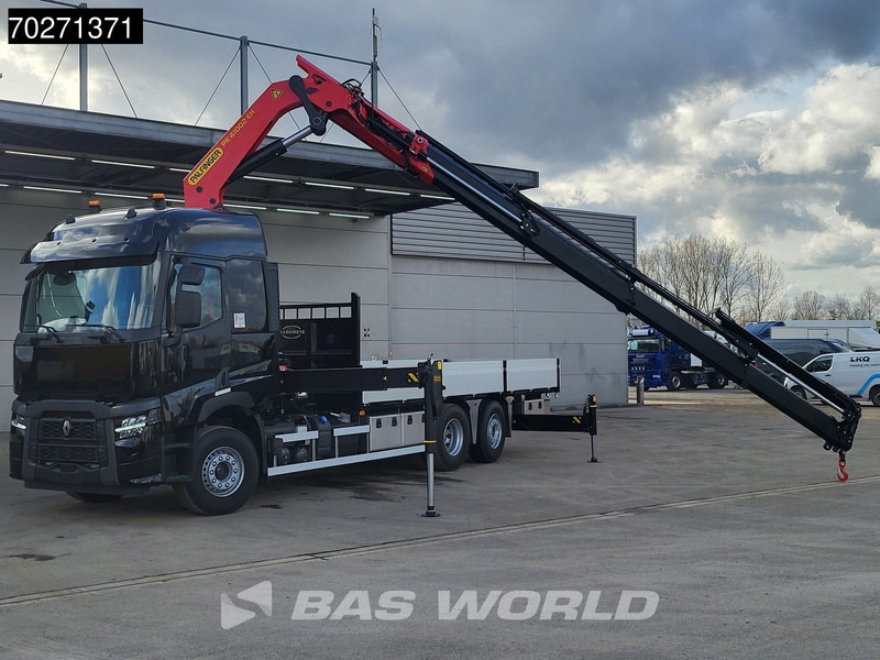 Renault C 480 6X2 NEW! Palfinger PK41002 EH Crane Kran ACC Euro 6 - משאית צד נופל/ שטוחה, משאית מנוף: תמונה 5 Renault C 480 6X2 NEW! Palfinger PK41002 EH Crane Kran ACC Euro 6 - משאית צד נופל/ שטוחה, משאית מנוף: תמונה 5