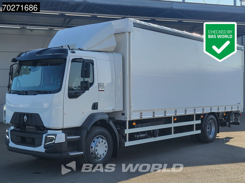 Renault D 320 4X2 NEW 19tonner 2000kg Ladebordwand Automatic Euro 6 - משאית וילונות צד: תמונה 1 Renault D 320 4X2 NEW 19tonner 2000kg Ladebordwand Automatic Euro 6 - משאית וילונות צד: תמונה 1