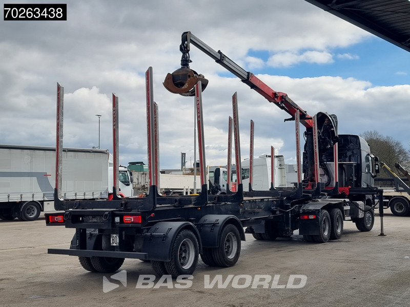 Renault K 520 6X6 Holz Kran Palfinger Q180Z96 6x6 Big-Axle Steelsuspension - משאית עץ, משאית מנוף: תמונה 3 Renault K 520 6X6 Holz Kran Palfinger Q180Z96 6x6 Big-Axle Steelsuspension - משאית עץ, משאית מנוף: תמונה 3