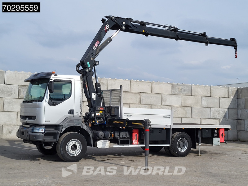 Renault Kerax 320 4X2 HIAB 288EP-3 HIPRO Crane Kran Steel suspension Manual Euro 3 - משאית צד נופל/ שטוחה, משאית מנוף: תמונה 3 Renault Kerax 320 4X2 HIAB 288EP-3 HIPRO Crane Kran Steel suspension Manual Euro 3 - משאית צד נופל/ שטוחה, משאית מנוף: תמונה 3