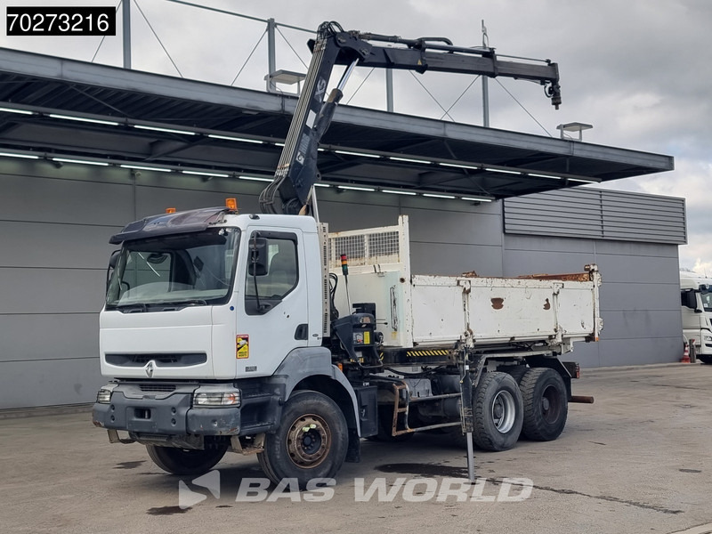 Renault Kerax 360 6X4 Hiab 144 B-2 Hiduo Kran Manual Big-Axle Steelsuspension Euro 3 - מזהיר, משאית מנוף: תמונה 1 Renault Kerax 360 6X4 Hiab 144 B-2 Hiduo Kran Manual Big-Axle Steelsuspension Euro 3 - מזהיר, משאית מנוף: תמונה 1