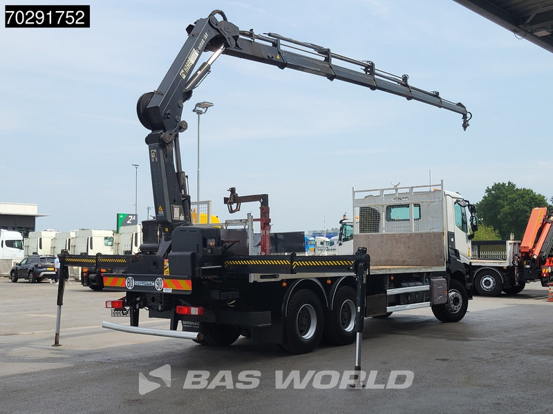 Renault Premium 380 6X4 HIAB X-HIDUO 188 E-5 Crane Steelsuspension Big-Axle Automatic Euro 6 - משאית צד נופל/ שטוחה, משאית מנוף: תמונה 5 Renault Premium 380 6X4 HIAB X-HIDUO 188 E-5 Crane Steelsuspension Big-Axle Automatic Euro 6 - משאית צד נופל/ שטוחה, משאית מנוף: תמונה 5