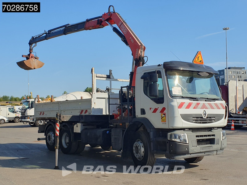 Renault Premium 380 Premium 6X2 Fassi F150A23 Crane Remote Tipper Manual Euro 5 - מזהיר, משאית מנוף: תמונה 3 Renault Premium 380 Premium 6X2 Fassi F150A23 Crane Remote Tipper Manual Euro 5 - מזהיר, משאית מנוף: תמונה 3