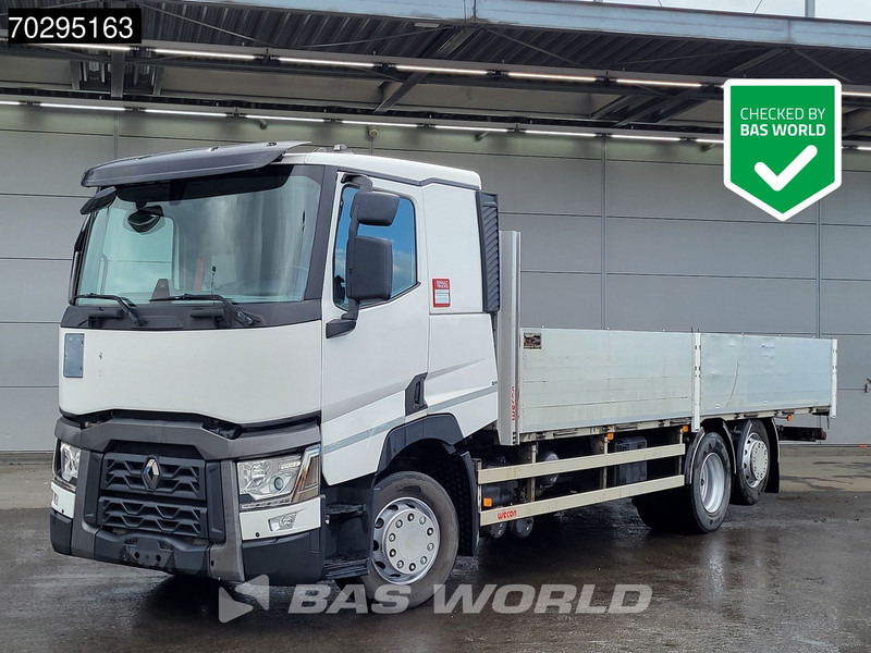 Renault T 440 6X2 750cm open box ADR Automatic Lift-Axle Euro 6 - משאית צד נופל/ שטוחה: תמונה 1 Renault T 440 6X2 750cm open box ADR Automatic Lift-Axle Euro 6 - משאית צד נופל/ שטוחה: תמונה 1