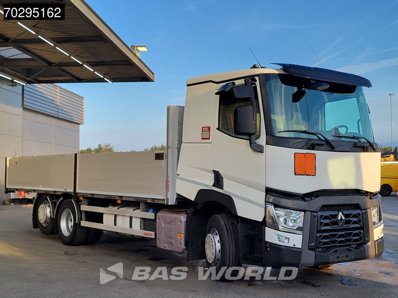 Renault T 440 6X2 750cm open box forklift preparation ADR Automatic Lift-Axle Euro 6 - משאית צד נופל/ שטוחה: תמונה 3 Renault T 440 6X2 750cm open box forklift preparation ADR Automatic Lift-Axle Euro 6 - משאית צד נופל/ שטוחה: תמונה 3