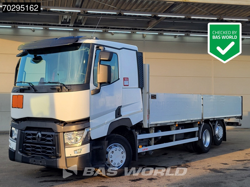 Renault T 440 6X2 750cm open box forklift preparation ADR Automatic Lift-Axle Euro 6 - משאית צד נופל/ שטוחה: תמונה 1 Renault T 440 6X2 750cm open box forklift preparation ADR Automatic Lift-Axle Euro 6 - משאית צד נופל/ שטוחה: תמונה 1