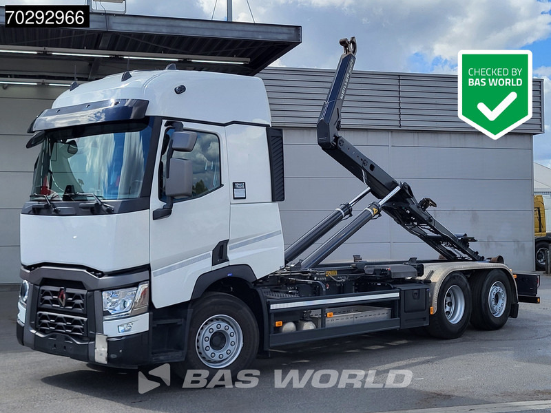 Renault T 480 6X2 Optibrake+ Meiller S21.7 Hooklift Lift+Steering-Axle Navi ACC Automatic Euro 6 - משאית הרמת וו: תמונה 1 Renault T 480 6X2 Optibrake+ Meiller S21.7 Hooklift Lift+Steering-Axle Navi ACC Automatic Euro 6 - משאית הרמת וו: תמונה 1
