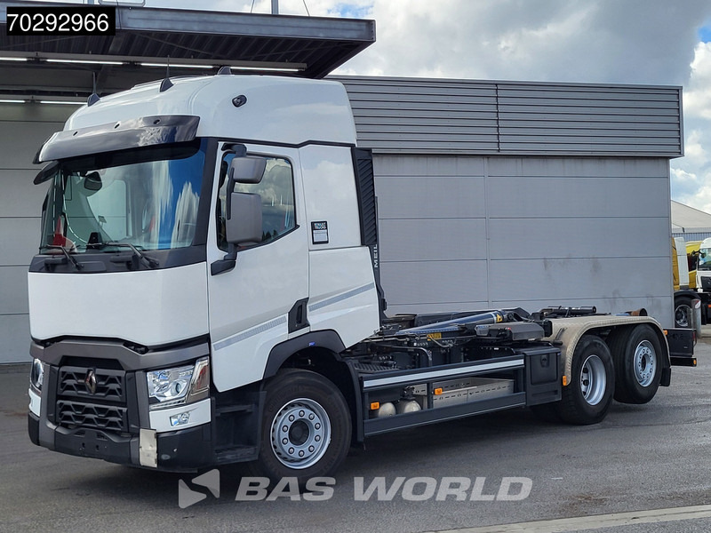 Renault T 480 6X2 Optibrake+ Meiller S21.7 Hooklift Lift+Steering-Axle Navi ACC Automatic Euro 6 - משאית הרמת וו: תמונה 3 Renault T 480 6X2 Optibrake+ Meiller S21.7 Hooklift Lift+Steering-Axle Navi ACC Automatic Euro 6 - משאית הרמת וו: תמונה 3