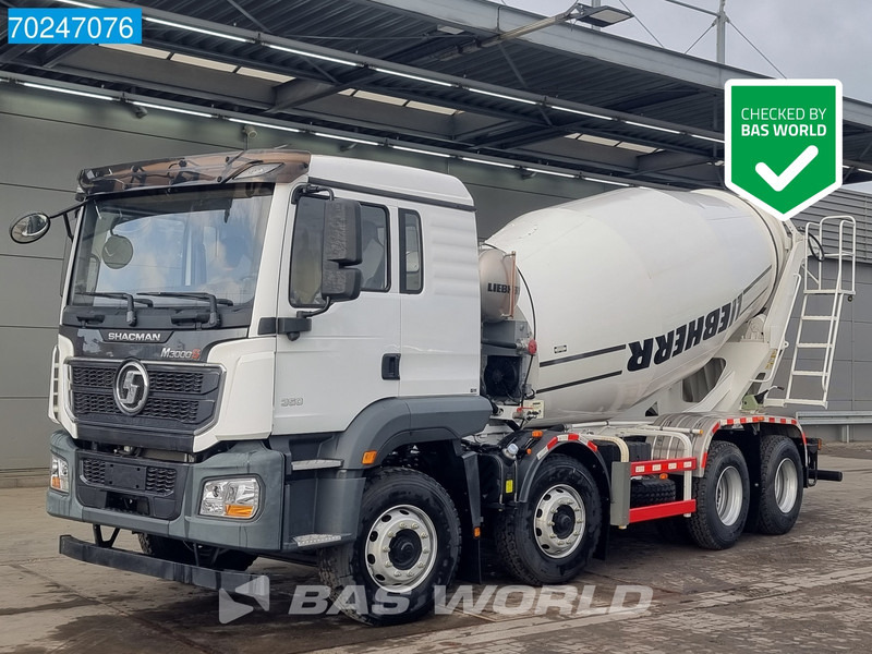 SHACMAN 8x4 EURO 6 8X4 NEW! 8m3 Liebherr Mixer Big-Axle Steel Suspension - משאית מערבלת בטון: תמונה 1 SHACMAN 8x4 EURO 6 8X4 NEW! 8m3 Liebherr Mixer Big-Axle Steel Suspension - משאית מערבלת בטון: תמונה 1