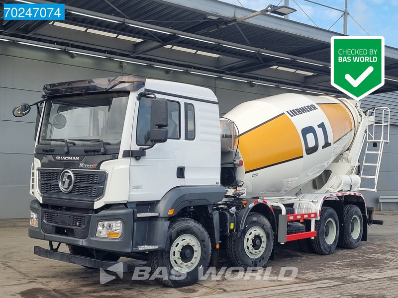 SHACMAN M3000 S 8X4 NEW! 8m3 Liebherr Mixer Big-Axle Steelsuspension - משאית מערבלת בטון: תמונה 1 SHACMAN M3000 S 8X4 NEW! 8m3 Liebherr Mixer Big-Axle Steelsuspension - משאית מערבלת בטון: תמונה 1
