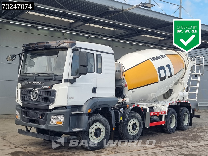 SHACMAN M3000 S 8X4 NEW! 8m3 Liebherr Mixer Big-Axle Steelsuspension - משאית מערבלת בטון: תמונה 1 SHACMAN M3000 S 8X4 NEW! 8m3 Liebherr Mixer Big-Axle Steelsuspension - משאית מערבלת בטון: תמונה 1
