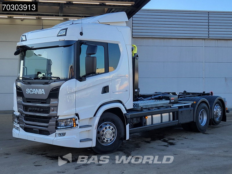 Scania G 460 6X2 NEW! 20tons HIAB Containersystem Lift+Steering Axle Automatic Retarder Euro 6 - משאית הרמת וו: תמונה 3 Scania G 460 6X2 NEW! 20tons HIAB Containersystem Lift+Steering Axle Automatic Retarder Euro 6 - משאית הרמת וו: תמונה 3