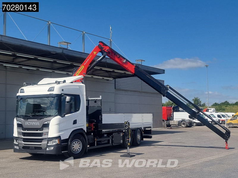 Scania G410 6X2 Palfinger PK24.001 SLD 5 Kran Crane Retarder Lift+Lenkachse Euro 6 - משאית צד נופל/ שטוחה, משאית מנוף: תמונה 5 Scania G410 6X2 Palfinger PK24.001 SLD 5 Kran Crane Retarder Lift+Lenkachse Euro 6 - משאית צד נופל/ שטוחה, משאית מנוף: תמונה 5