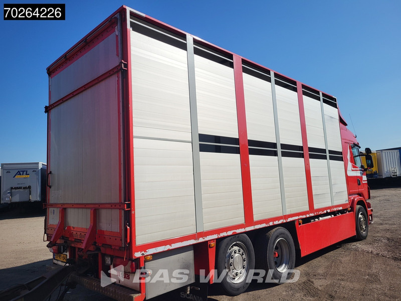 Scania G420 6X2 Van Dijk Cattle transport Liftable floor Lift-Asche Euro 5 - משאית תיבה: תמונה 3 Scania G420 6X2 Van Dijk Cattle transport Liftable floor Lift-Asche Euro 5 - משאית תיבה: תמונה 3