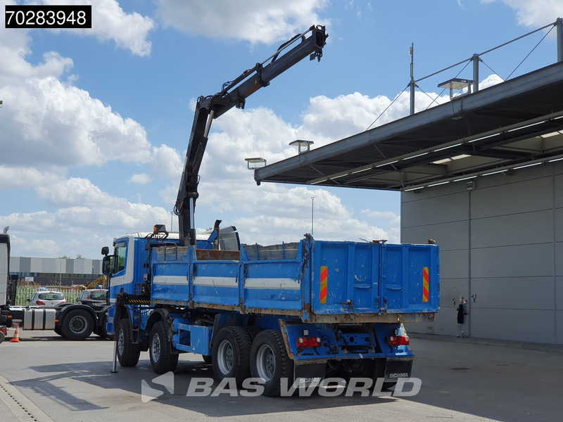 Scania G420 8X4 15m3 tipper Hiab 144 Crane Steelsuspension Manual Big-Axle Euro 3 - מזהיר, משאית מנוף: תמונה 2 Scania G420 8X4 15m3 tipper Hiab 144 Crane Steelsuspension Manual Big-Axle Euro 3 - מזהיר, משאית מנוף: תמונה 2