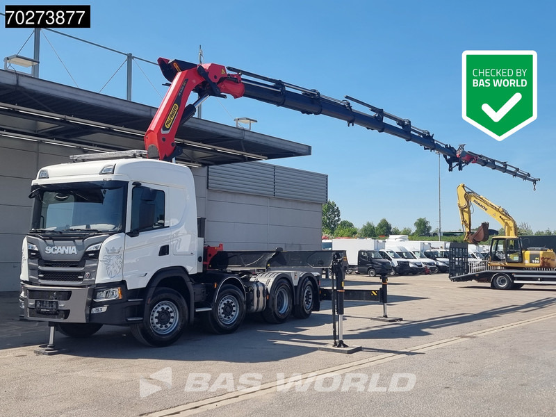 Scania G500 8X2 Retarder Liftachse Palfinger Kran PK 58.002 TEC F - יחידת טרקטור: תמונה 1 Scania G500 8X2 Retarder Liftachse Palfinger Kran PK 58.002 TEC F - יחידת טרקטור: תמונה 1