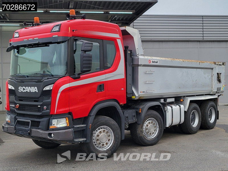Scania G500 G 8X4 15m3 Istrail Tipper Retarder 3-Pedals Steel suspension Big-Axle Navi Euro 6 - מזהיר: תמונה 5 Scania G500 G 8X4 15m3 Istrail Tipper Retarder 3-Pedals Steel suspension Big-Axle Navi Euro 6 - מזהיר: תמונה 5