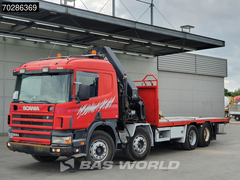 Scania P124 P 8X2 HIAB 477EP-5 HIPRO 2013 year Kran Crane Lift Axle Manual Euro 2 - משאית צד נופל/ שטוחה, משאית מנוף: תמונה 5 Scania P124 P 8X2 HIAB 477EP-5 HIPRO 2013 year Kran Crane Lift Axle Manual Euro 2 - משאית צד נופל/ שטוחה, משאית מנוף: תמונה 5