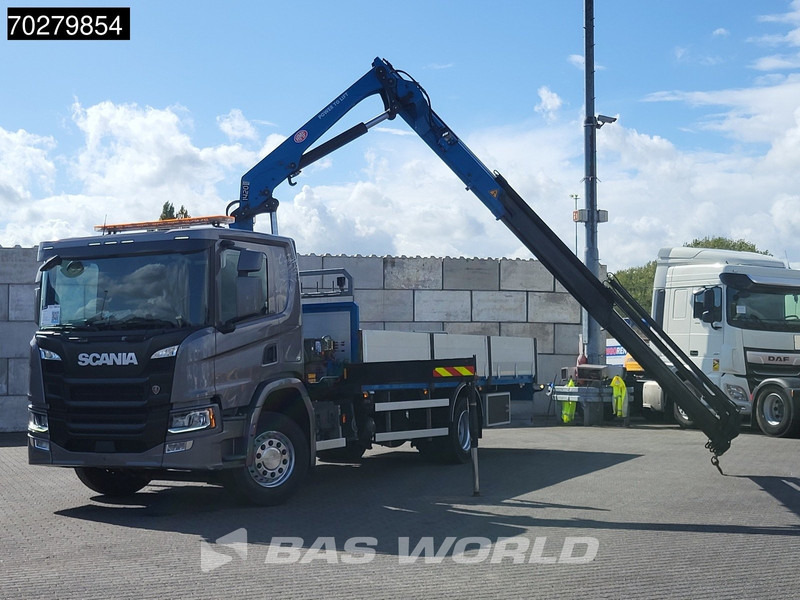 Scania P280 4X2 HMF 1420K-RC Kran Crane Automatic Euro 6 - משאית צד נופל/ שטוחה, משאית מנוף: תמונה 5 Scania P280 4X2 HMF 1420K-RC Kran Crane Automatic Euro 6 - משאית צד נופל/ שטוחה, משאית מנוף: תמונה 5