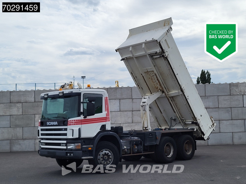 Scania P340 6X4 2 side11m3 Bennes Tipper Big-Axle Steelsuspension Manual Euro 3 - מזהיר: תמונה 1 Scania P340 6X4 2 side11m3 Bennes Tipper Big-Axle Steelsuspension Manual Euro 3 - מזהיר: תמונה 1