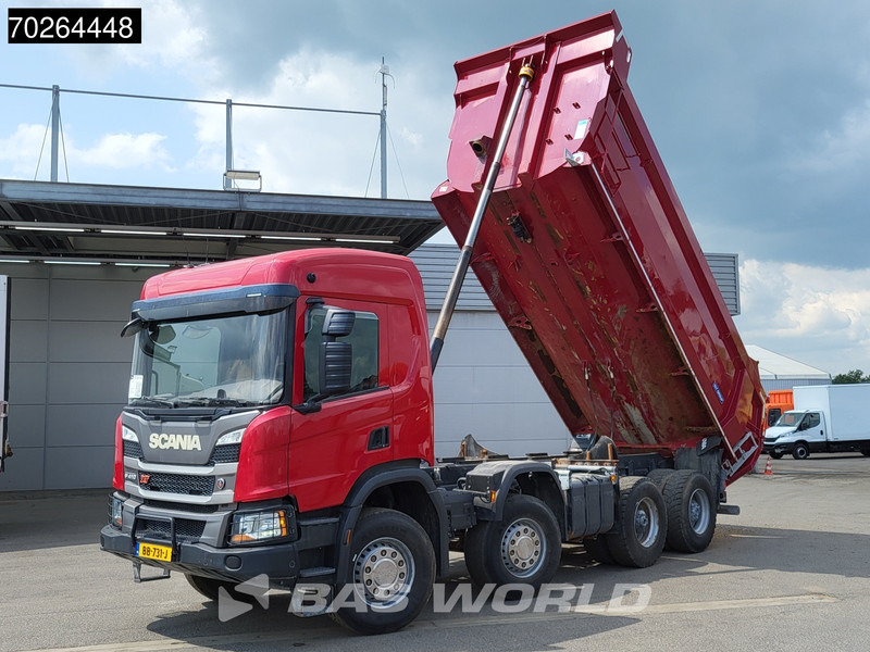 Scania P410 8X4 NL Truck 19m3 tipper Body Heating Big-Axle Steelsuspension Euro 6 - מזהיר: תמונה 2 Scania P410 8X4 NL Truck 19m3 tipper Body Heating Big-Axle Steelsuspension Euro 6 - מזהיר: תמונה 2
