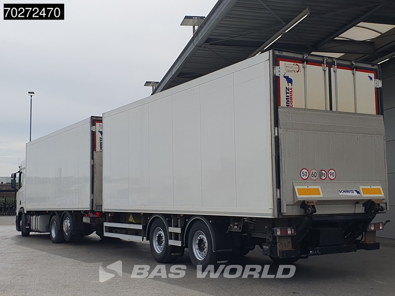 Scania R410 6X2 Carrier Supra 1250 Multi temp Retarder Ladebordwand Liftachse Euro 6 - משאית קירור: תמונה 2 Scania R410 6X2 Carrier Supra 1250 Multi temp Retarder Ladebordwand Liftachse Euro 6 - משאית קירור: תמונה 2