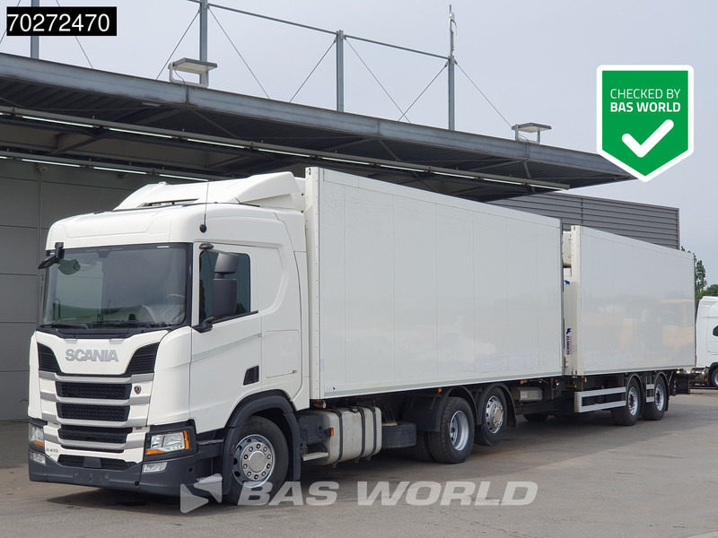 Scania R410 6X2 Carrier Supra 1250 Multi temp Retarder Ladebordwand Liftachse Euro 6 - משאית קירור: תמונה 1 Scania R410 6X2 Carrier Supra 1250 Multi temp Retarder Ladebordwand Liftachse Euro 6 - משאית קירור: תמונה 1