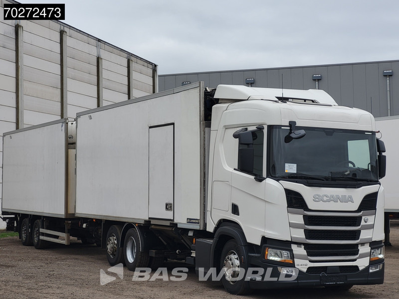 Scania R410 6X2 Refrigerated Combi Lamberet Carrier Retarder Euro 6 - משאית קירור: תמונה 3 Scania R410 6X2 Refrigerated Combi Lamberet Carrier Retarder Euro 6 - משאית קירור: תמונה 3