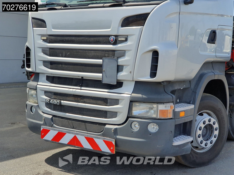 משאית צד נופל/ שטוחה, משאית מנוף Scania R480 8X2 FASSI F660AXP.25 Manual Retarder Lift+Lenkachse Euro 5: תמונה 10