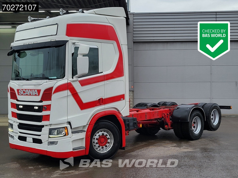 Scania R500 6X2 Chassis Retarder ACC Navi Liftachse Automatic Euro 6 - משאית עם שלדת תא: תמונה 1 Scania R500 6X2 Chassis Retarder ACC Navi Liftachse Automatic Euro 6 - משאית עם שלדת תא: תמונה 1
