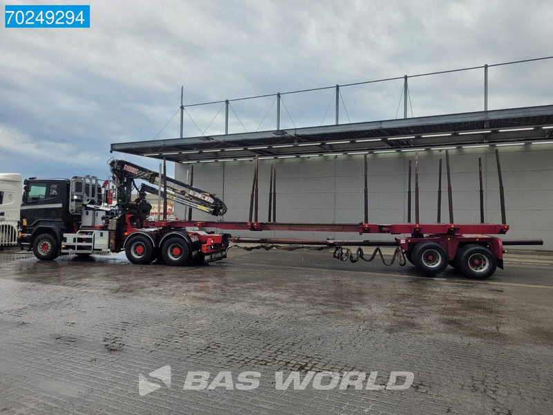 Scania R580 6X4 Holz Kran Diebolt D28 Full-Steell Extentable Trailer - משאית עץ, משאית מנוף: תמונה 3 Scania R580 6X4 Holz Kran Diebolt D28 Full-Steell Extentable Trailer - משאית עץ, משאית מנוף: תמונה 3