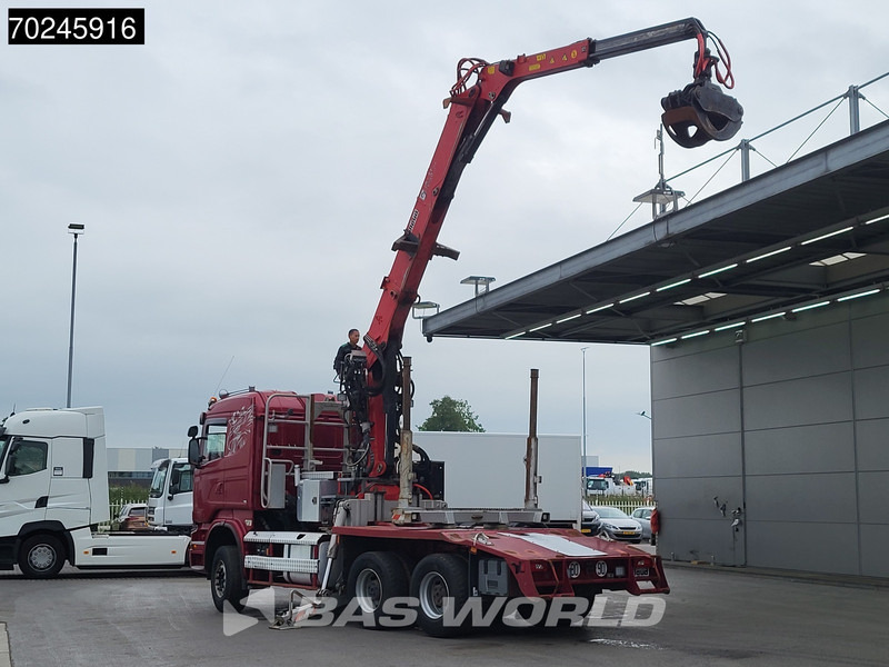 Scania R580 6X4 Jonsered J28505 83 wood Crane Holztransport Steel-suspension Retarder Euro 6 - משאית עץ, משאית מנוף: תמונה 2 Scania R580 6X4 Jonsered J28505 83 wood Crane Holztransport Steel-suspension Retarder Euro 6 - משאית עץ, משאית מנוף: תמונה 2