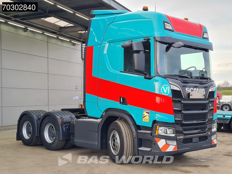 Scania R580 R 6X4 120T! 3-Pedals Retarder Big-Axle Leder Standklima - יחידת טרקטור: תמונה 3 Scania R580 R 6X4 120T! 3-Pedals Retarder Big-Axle Leder Standklima - יחידת טרקטור: תמונה 3